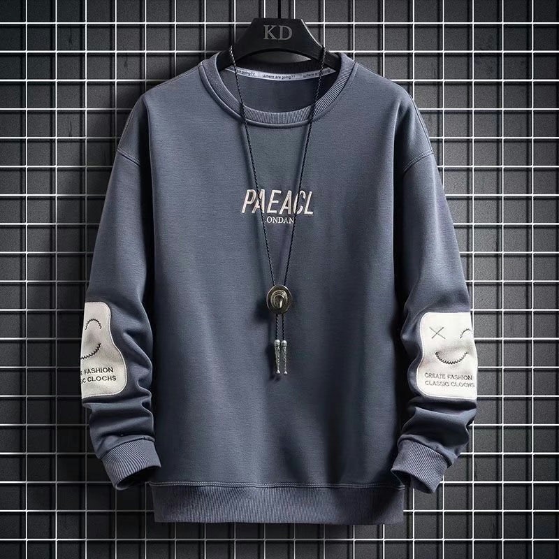 Urban Streetwear Brand - Erkek İlkbahar Sonbahar Uzun Kollu Yuvarlak