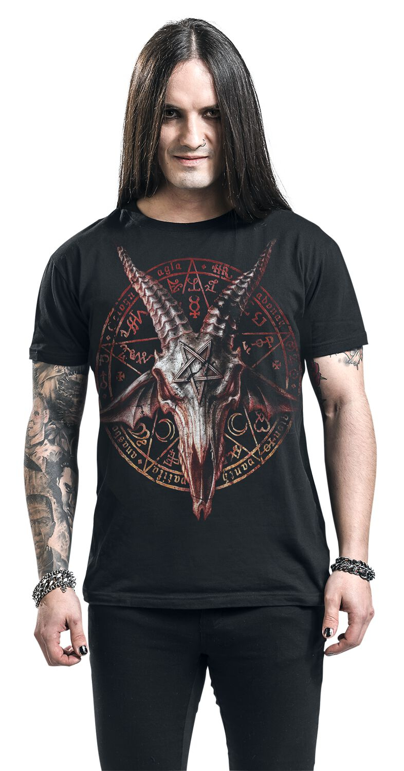 Gothic Streetwear Brand - Şeytan Keçi Koyu Gotik Marka T-Shirt