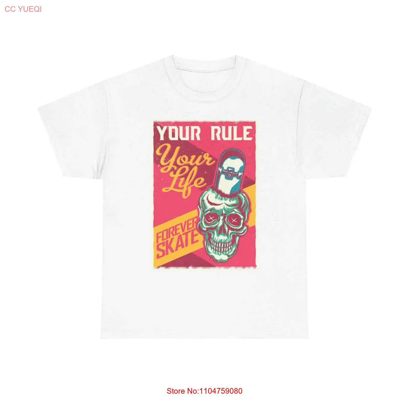 Streetwear Brand Graphic Designer - Forever Skate Tişört Yepyeni Pamuklu vintage