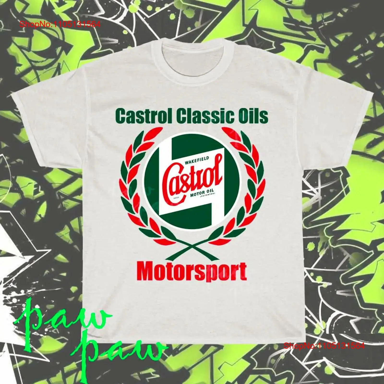 Streetwear Brand Graphic Designer - Yepyeni Castrol Yağ Logosu Amerikan Tişörtü