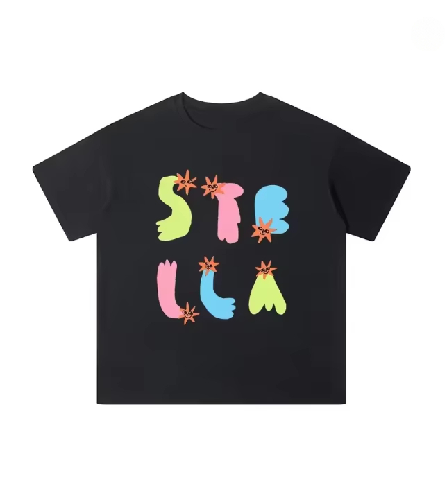 Streetwear Brand Graphic Designer - Klasik Siyah Geometrik Şekiller Logo Çevre