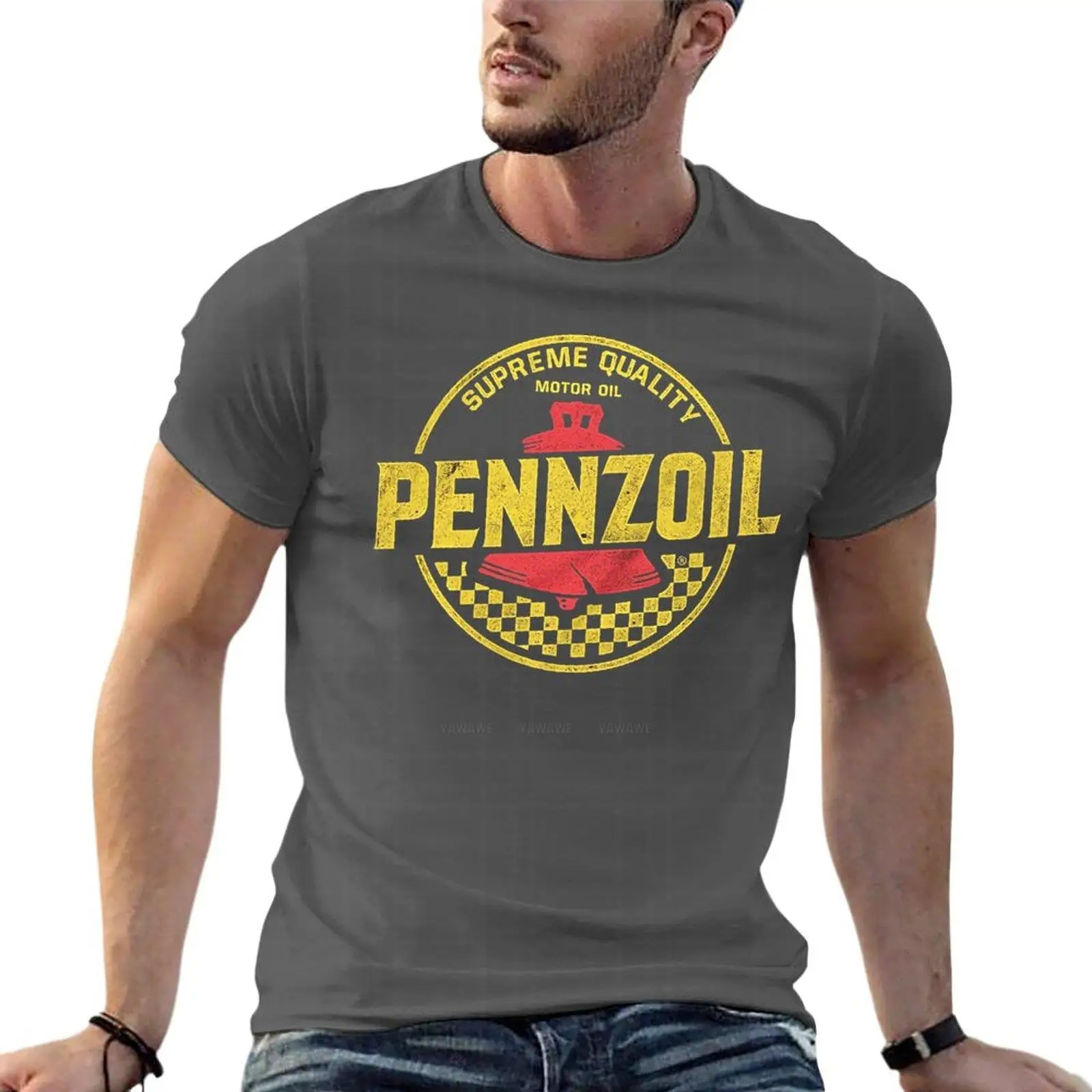 Streetwear Clothing Brand Logo - Sıkıntılı Pennzoil Motor yağı Logo boy
