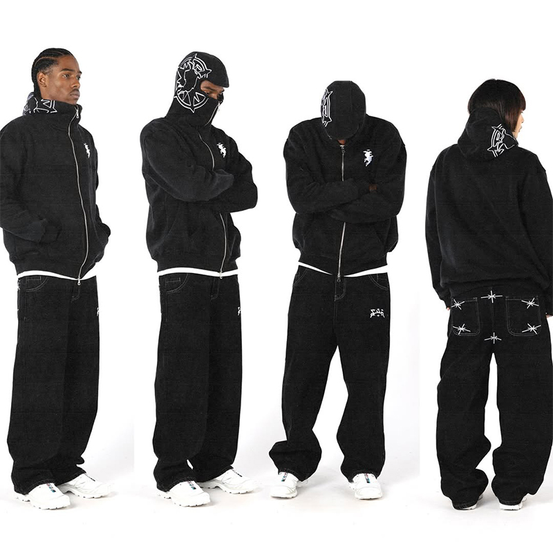 Nakış grafik streetwear kapüşo - Streetwear Brand Y2K incelemesi ve fiyatı