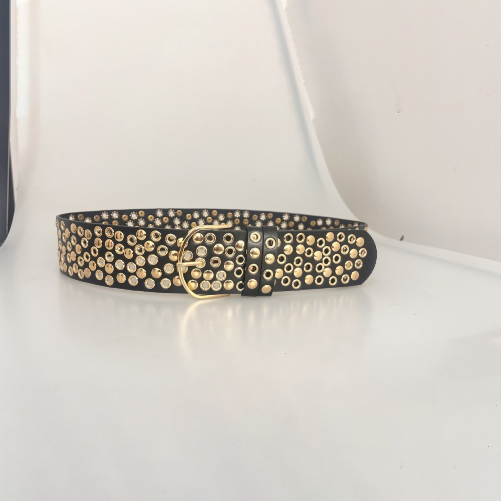 Punk Hollow Eyelet Perçinli Ke - Streetwear Brand Belts incelemesi ve fiyatı